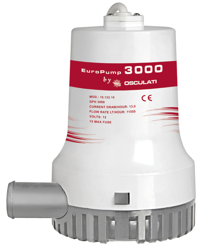 Europump II submersible bilge pump 3000 24 V - foto originale Osculati Srl