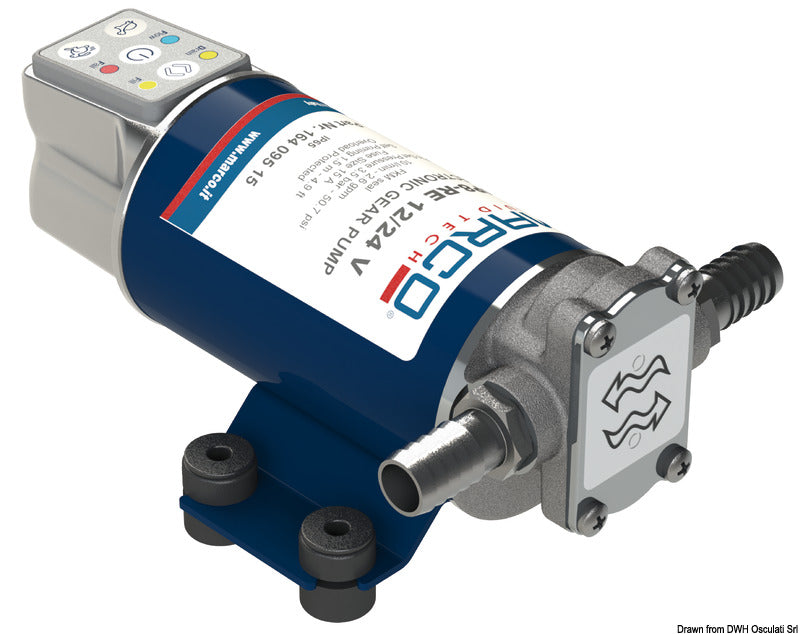 MARCO adjustable-flow reversible electric pump - foto originale Osculati Srl