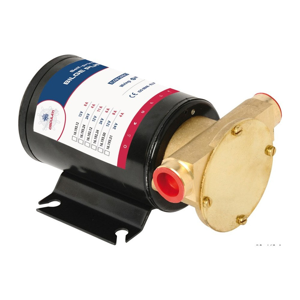 Self-priming bilge pump 24 V 7 A - foto originale Osculati Srl