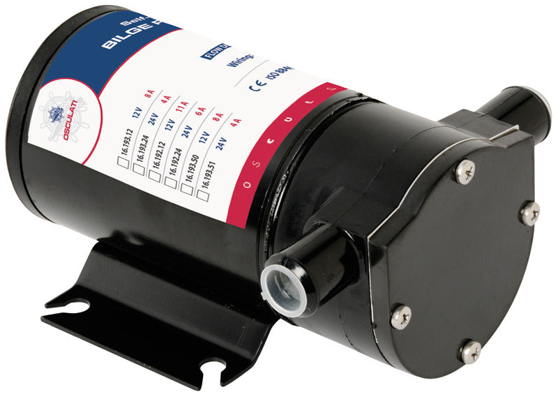 Self-priming bilge pump 12 V 7 A Version B - foto originale Osculati Srl