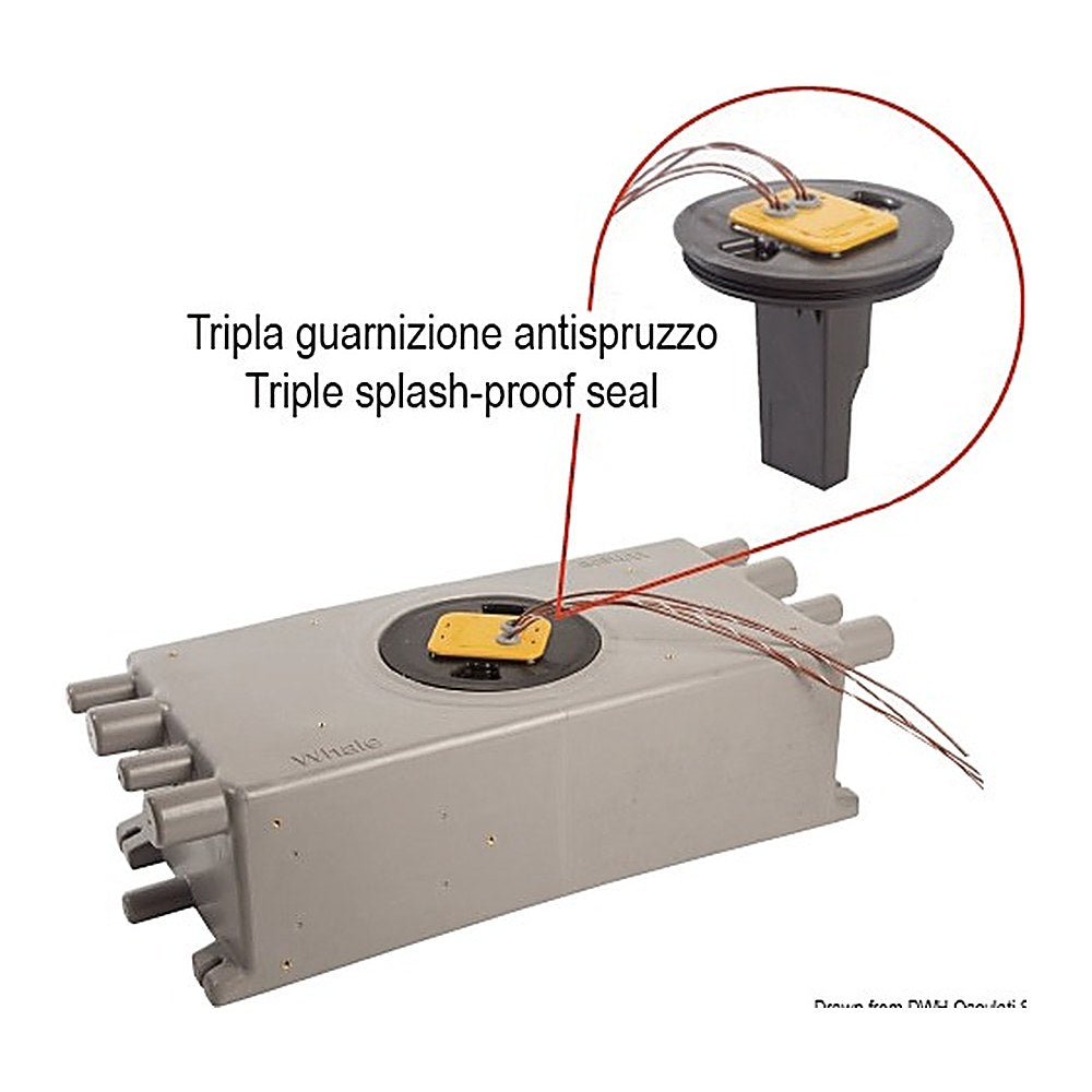 WHALE grey water tank 20 w/IC sensor - foto originale Osculati Srl