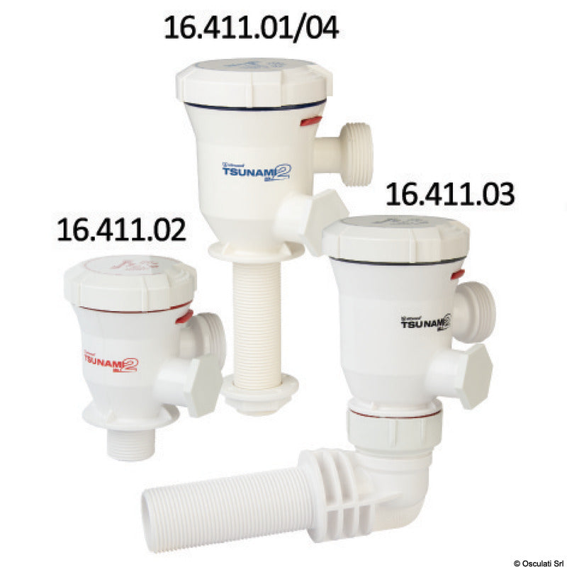 ATTWOOD MK2 pump 12V 38 l/min inside mounting - foto originale Osculati Srl