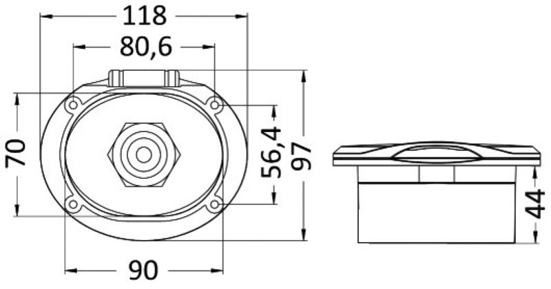 Elissa hose connector for fresh water - foto originale Osculati Srl