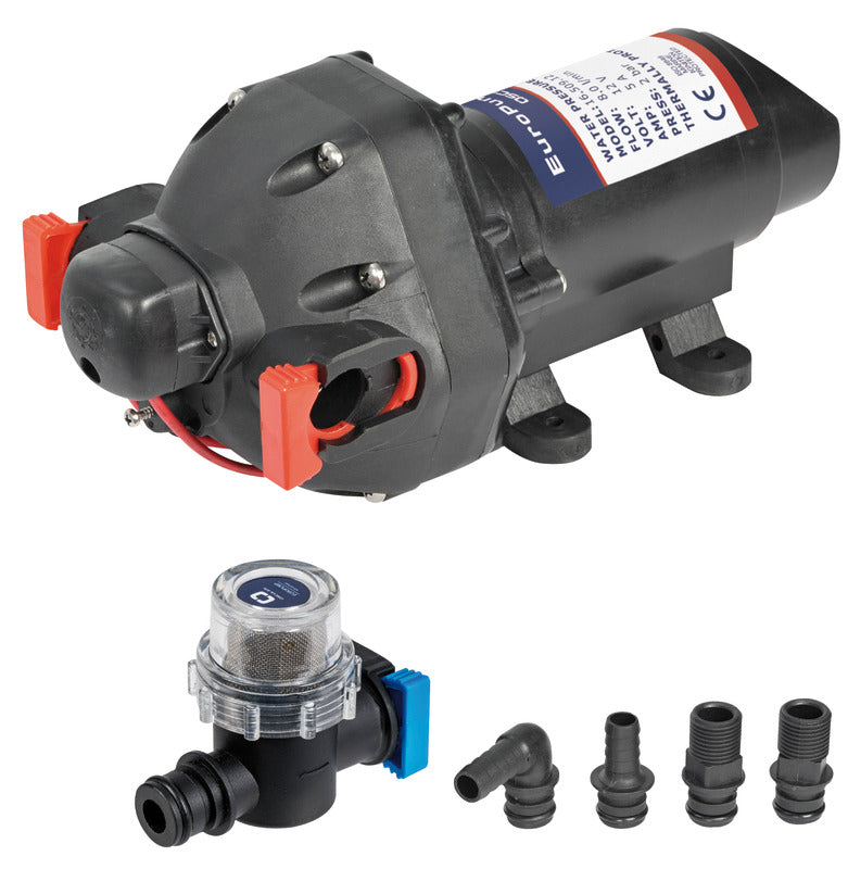 Europump11 3-diaphragm fresh water pump 11 l/m 12V - foto originale Osculati Srl