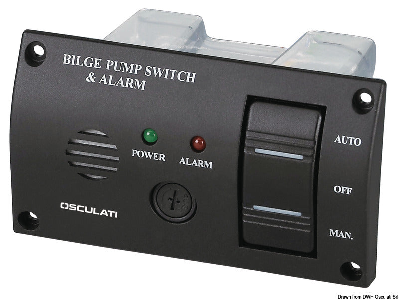 ON-OFF-ON control panel f. bilge pumps - foto originale Osculati Srl