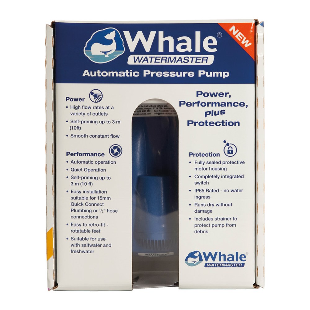 WHALE Watermaster water pump 11.5 l/min 12V retail - foto originale Osculati Srl