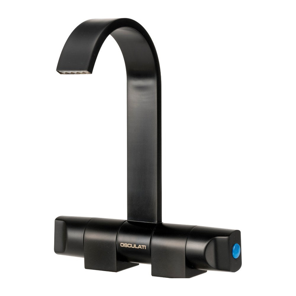 Style black tap hot and cold water - foto originale Osculati Srl