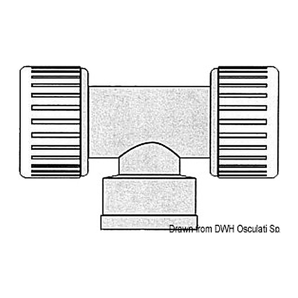 Hydrofix system brass T-joint 1/2" - foto originale Osculati Srl