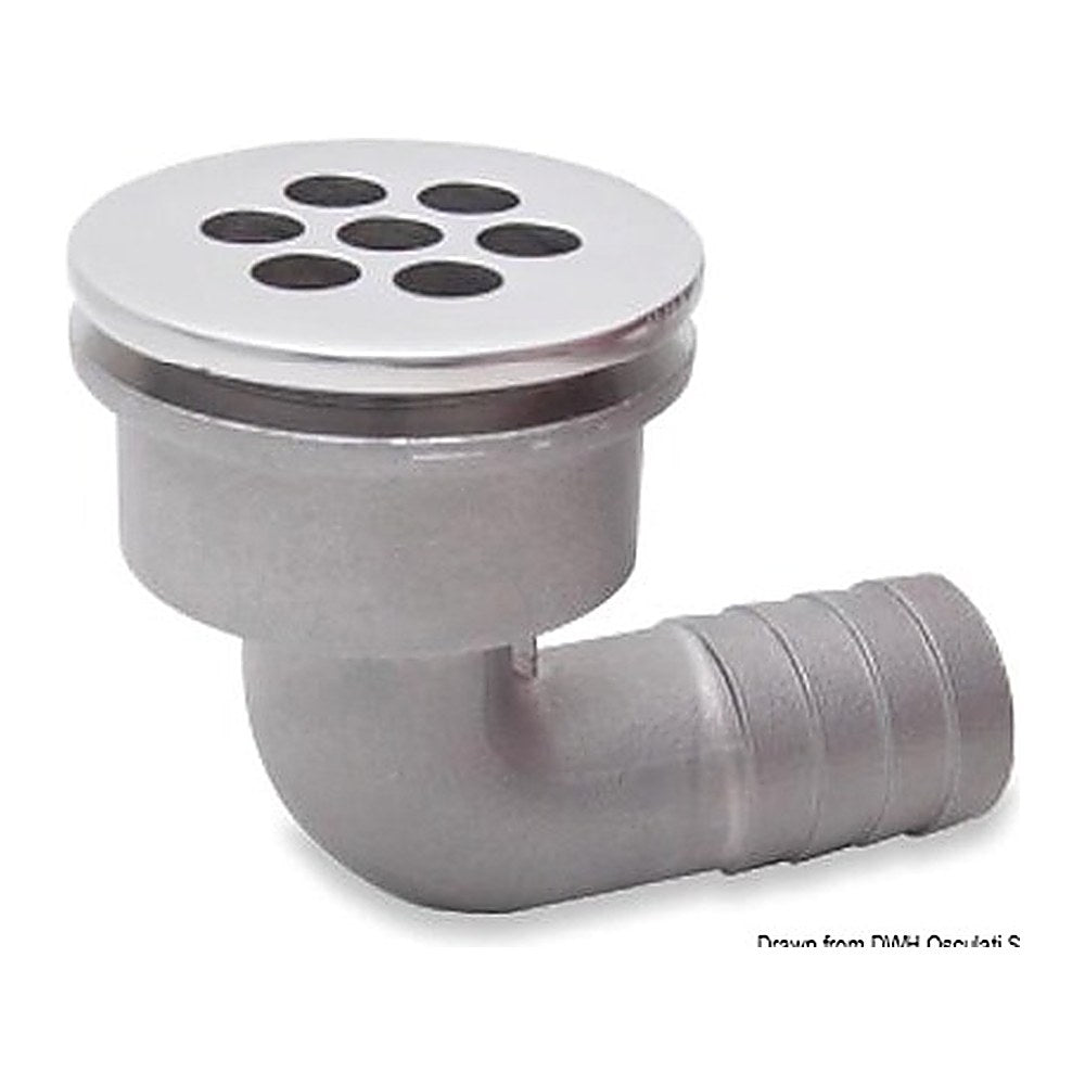 Cockpit drain AISI 316 Ø 42 - foto originale Osculati Srl