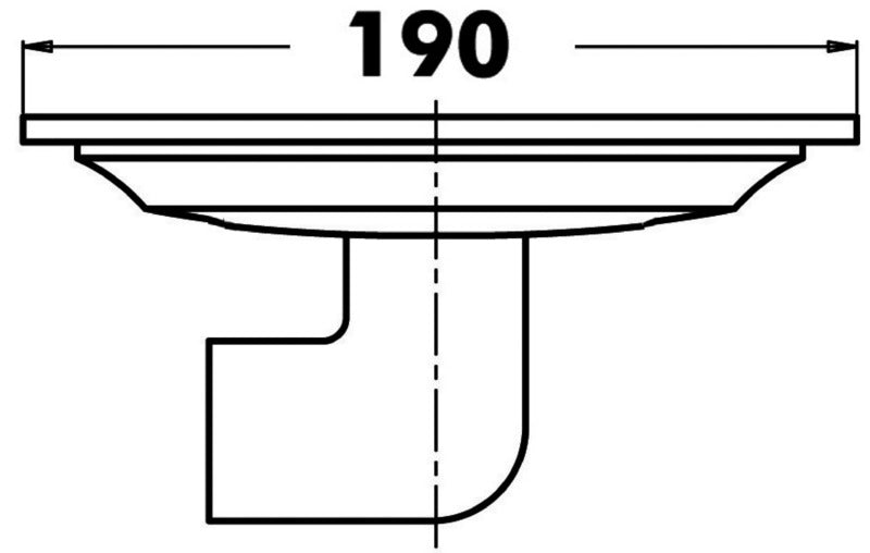 Oval cockpit drain AISI 316 - foto originale Osculati Srl