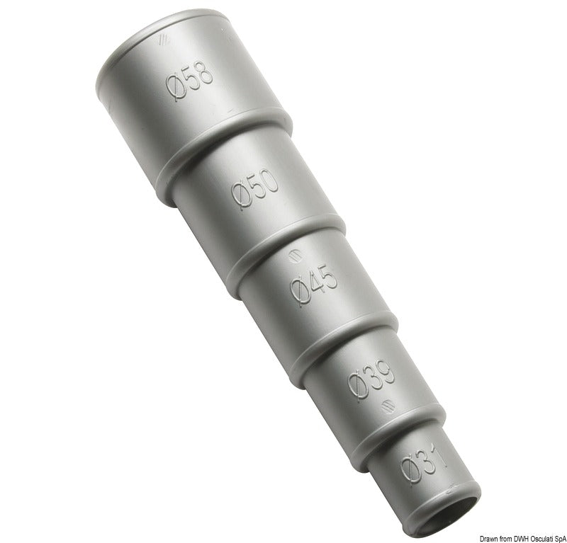 Universal hose adapter diam. 32 to 60 mm - foto originale Osculati Srl