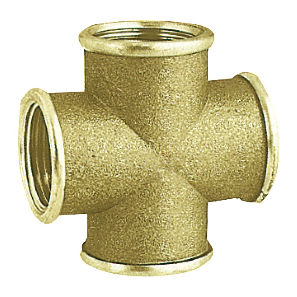 Brass cross joint female 1"1/2 - foto originale Osculati Srl