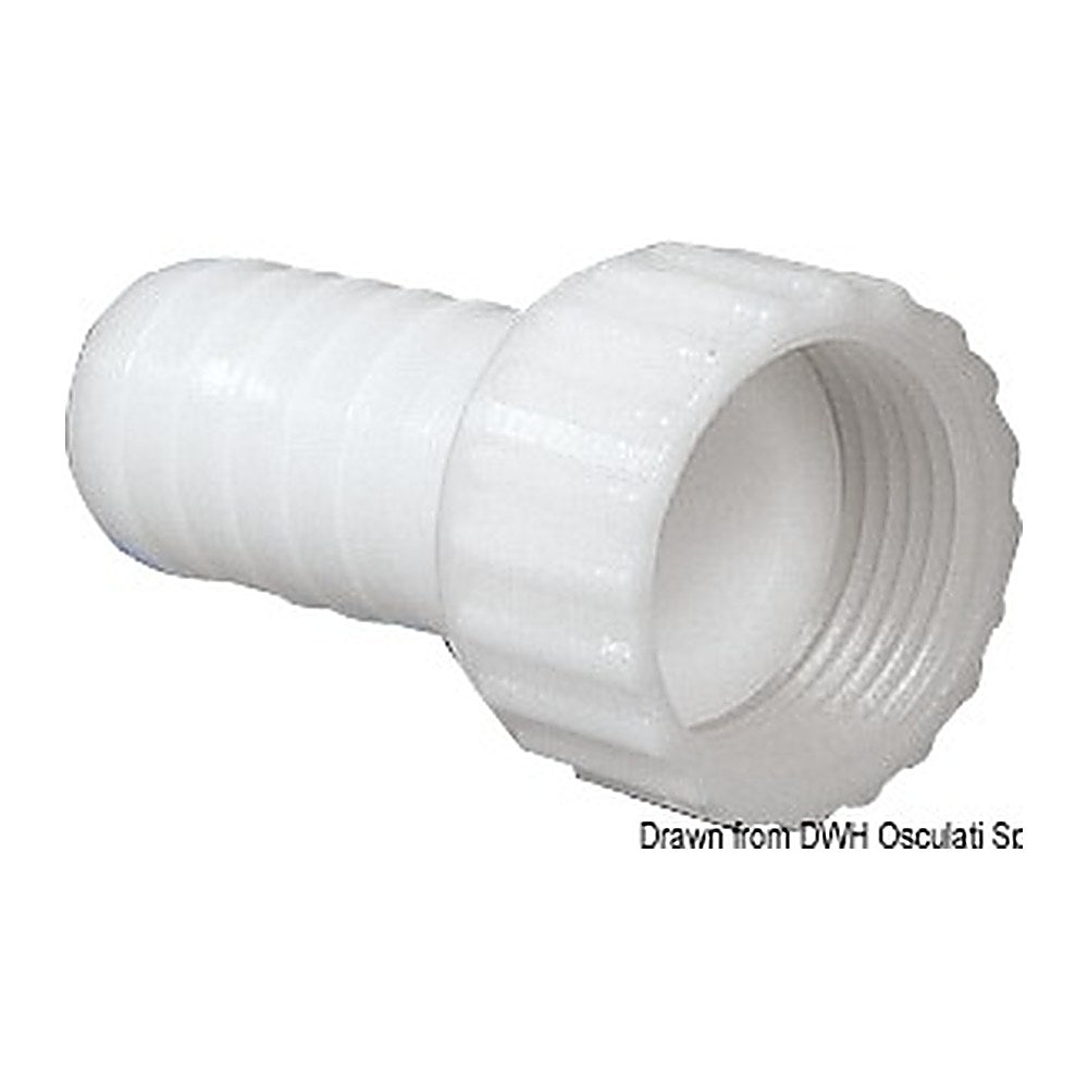 Straight female hose adapter 3/4" x 16 mm (pack of 20) - foto originale Osculati Srl