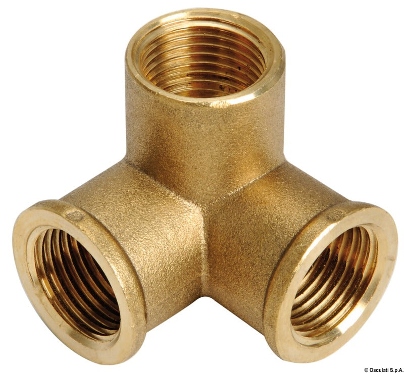 Brass 3-way joint 3/4" - foto originale Osculati Srl