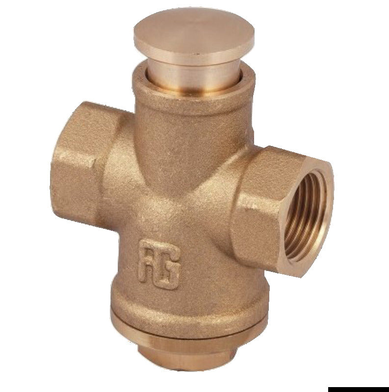 Brass push-button tap 3/8" - foto originale Osculati Srl