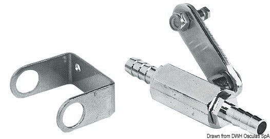 Fuel tap net flow 8 mm RINA - foto originale Osculati Srl
