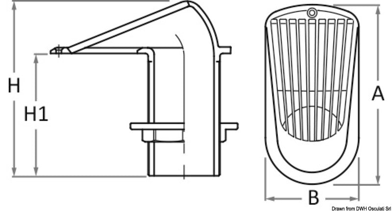 GUIDI Series 2000 bronze thru-hull strainer 1"1/4 - foto originale Osculati Srl