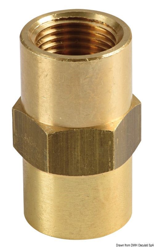 Female-female fitting for hose adaptor - foto originale Osculati Srl