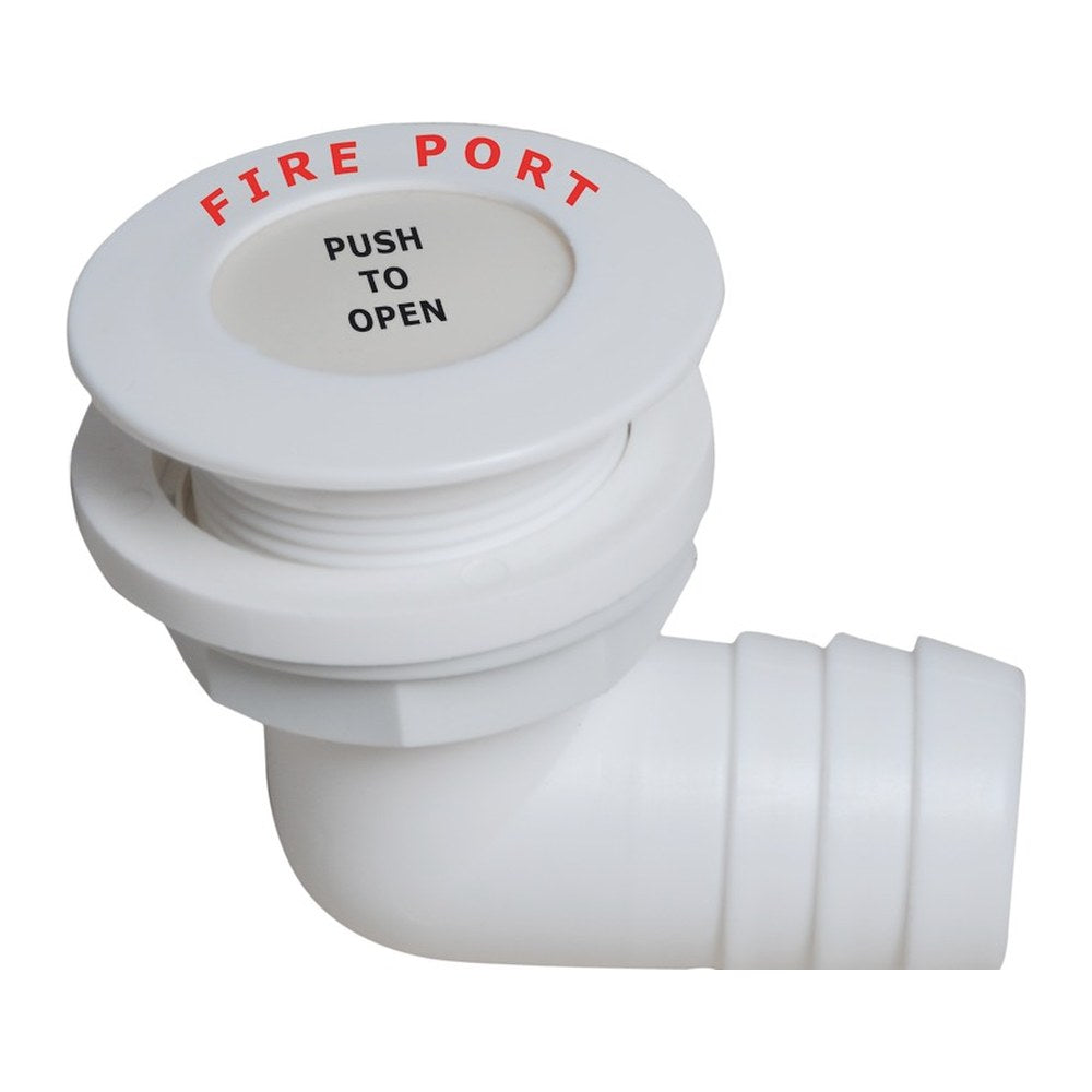 Fire Port 90° w/hose ad.38mm - foto originale Osculati Srl