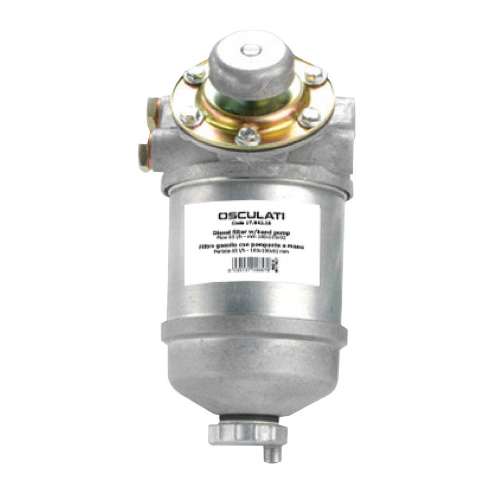 Diesel filter w/hand pump - foto originale Osculati Srl