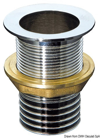 Chromed brass bushing 42 mm - foto originale Osculati Srl
