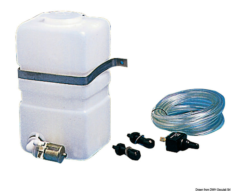 Window cleaning kit 12 V - foto originale Osculati Srl