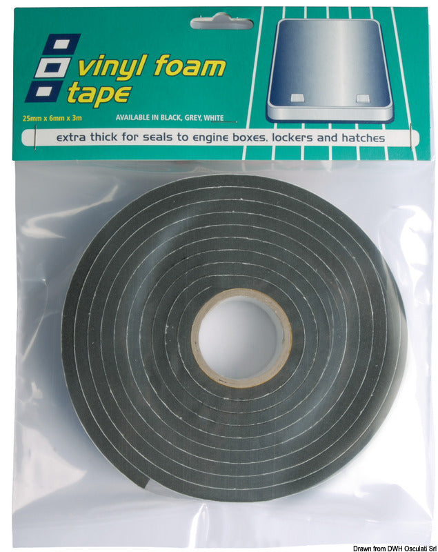 PSP MARINE PVC adhesive tape portlights 6 x 25mm - foto originale Osculati Srl