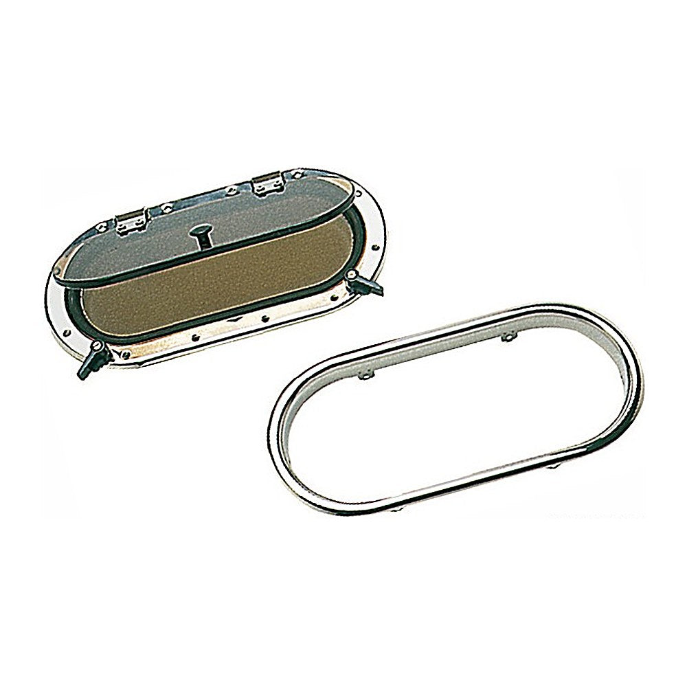 SCM oval portlight AISI316 360 x 160 mm - foto originale Osculati Srl