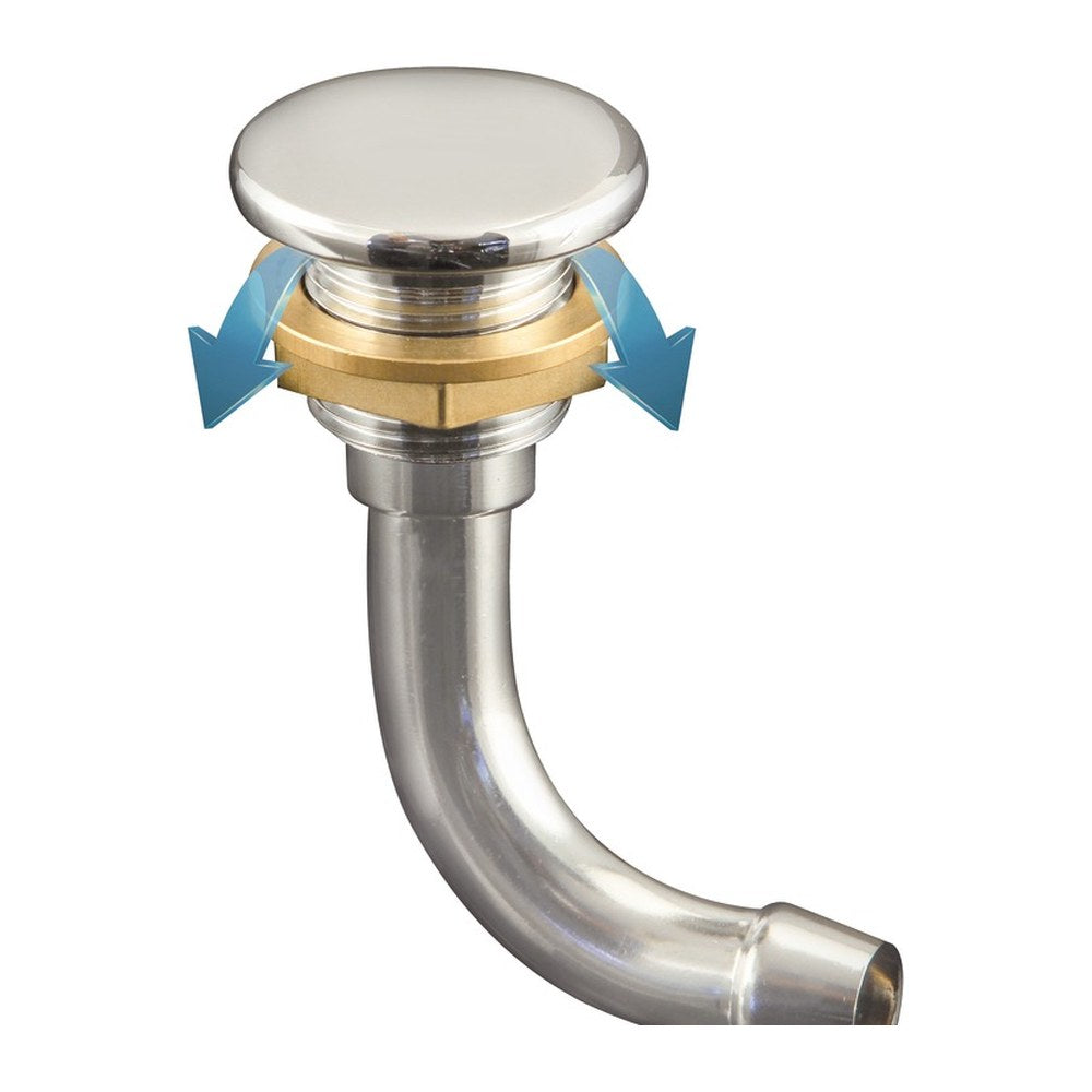 Full Flush chromed brass fuel vent 90° Ø 16 mm - foto originale Osculati Srl