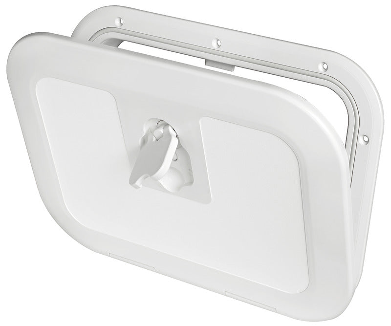 White flush inspection hatch 380 x 280 mm - foto originale Osculati Srl
