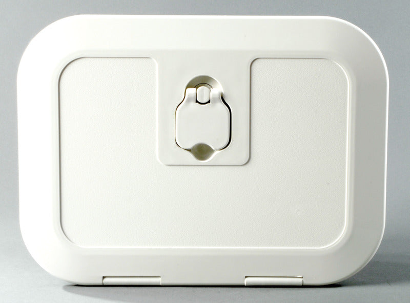 White locker w/lid 280 x 180 mm B-front - foto originale Osculati Srl