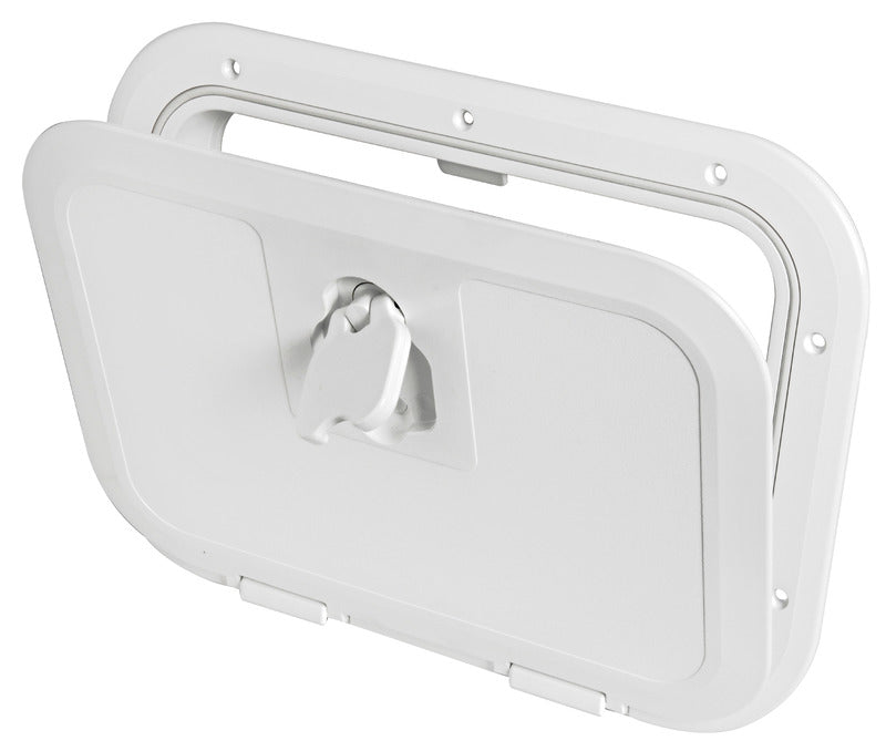 White flush inspection hatch 280 x 380 mm - foto originale Osculati Srl