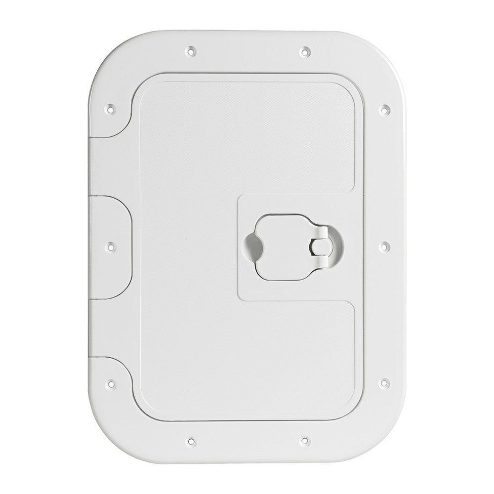 White inspection hatch anti-slip sufrace 280x380mm - foto originale Osculati Srl