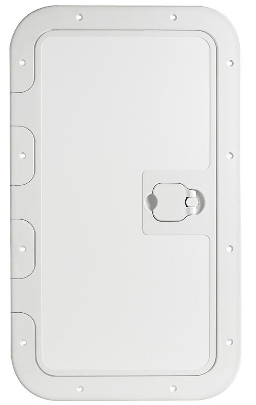 White inspection hatch anti-slip sufrace 350x600mm - foto originale Osculati Srl