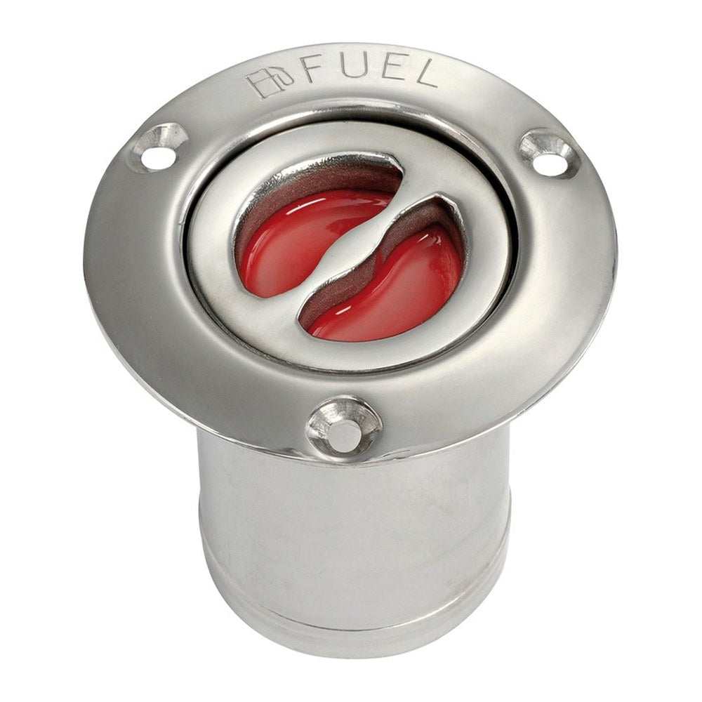 FUEL deck plug polished SS straight 80 mm - foto originale Osculati Srl