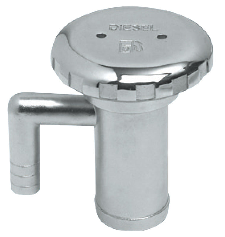 DIESEL plug mirror polished AISI316 w/vent 38 mm - foto originale Osculati Srl