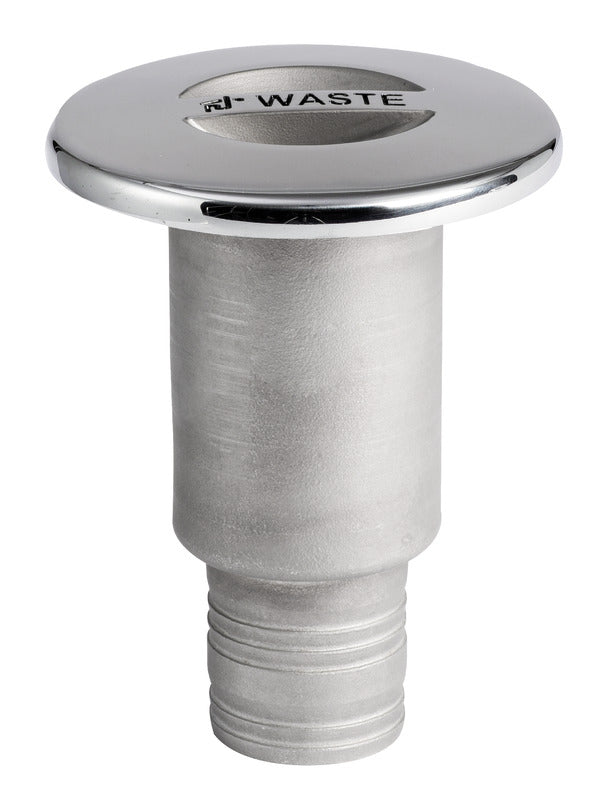WASTE deck plug polished AISI316 38mm 96.3mm - foto originale Osculati Srl