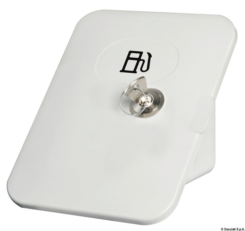 Fuel built-in compartment with lock - foto originale Osculati Srl