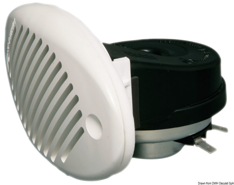Fiamm white built-in horn 140 x 80 mm - foto originale Osculati Srl