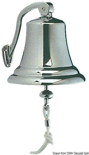 Chromed brass bell Ø 175 mm - foto originale Osculati Srl