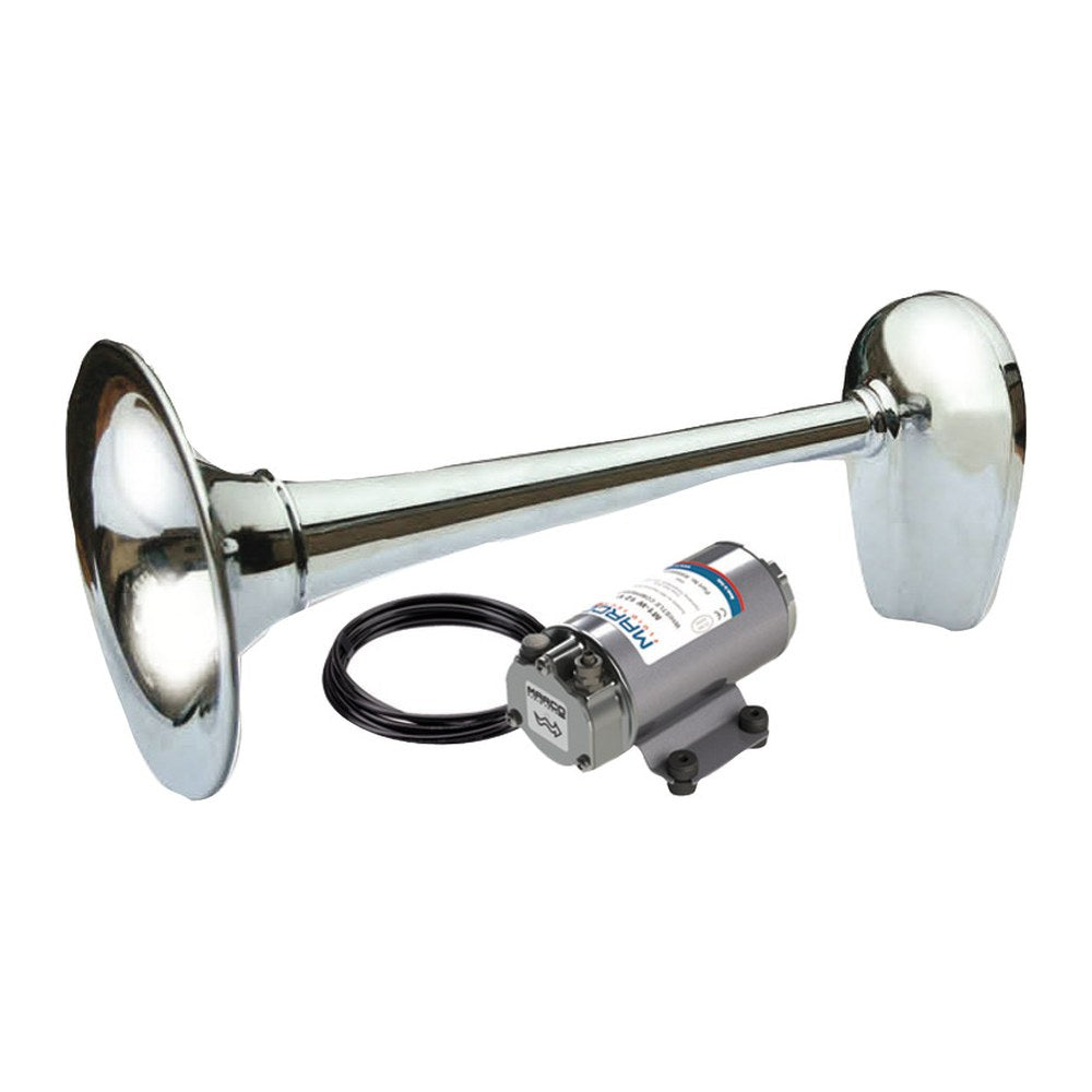 Marco Chromed horn 24V RINA-type approved for boats up to 20 mt - foto originale Osculati Srl
