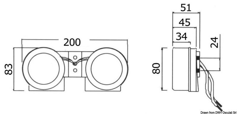 SS compact double horn - foto originale Osculati Srl