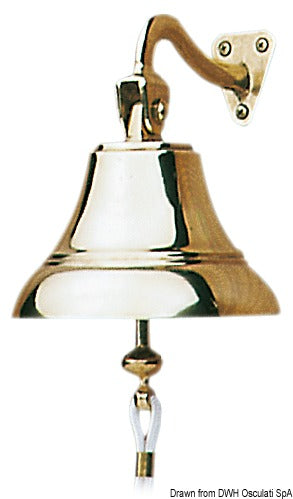 Bronze ship's bell 175 mm - foto originale Osculati Srl