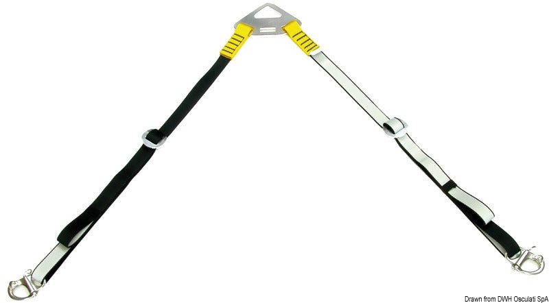 2-arm dinghy lift system - foto originale Osculati Srl