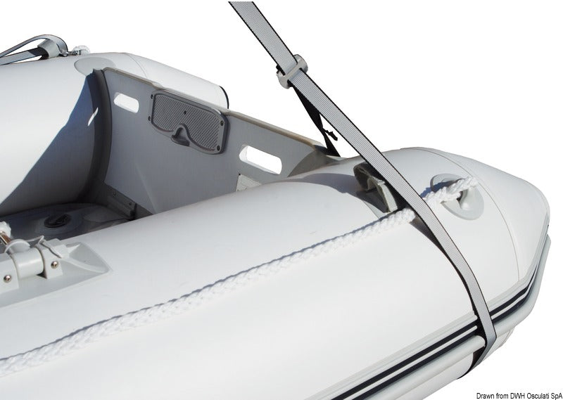 3-arm dinghy lift system + 2 straps - foto originale Osculati Srl