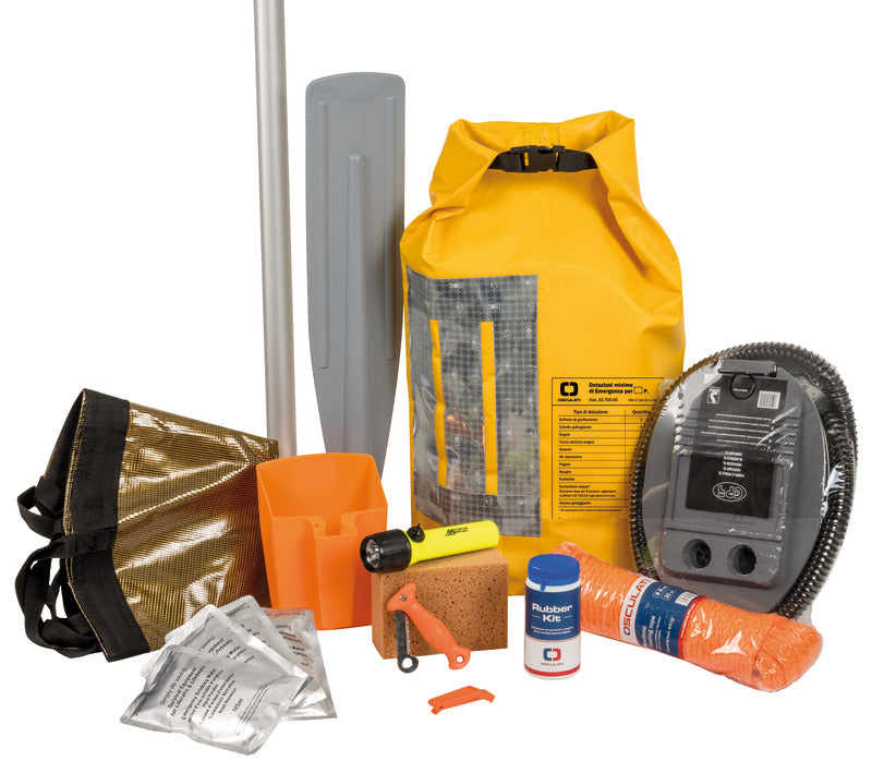 Survival kit compliant with Italian M.D. 17.09.24 - foto originale Osculati Srl