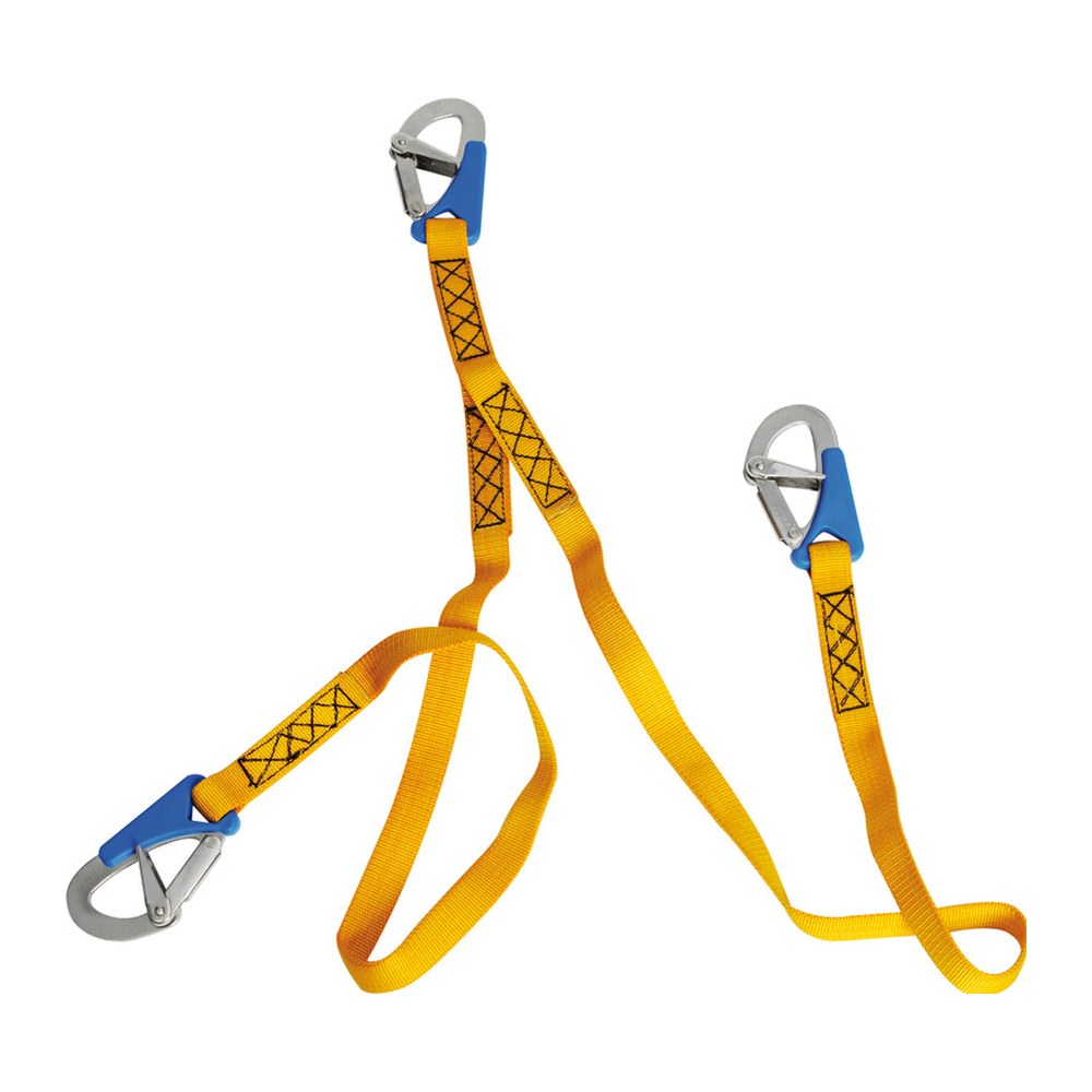 Euro Lightline safety line 2m + 3 shackles Fast opening - foto originale Osculati Srl
