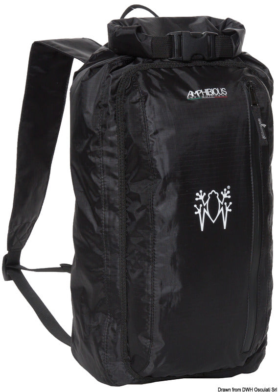 AMPHIBIOUS X-Light black backpack 10 l - foto originale Osculati Srl