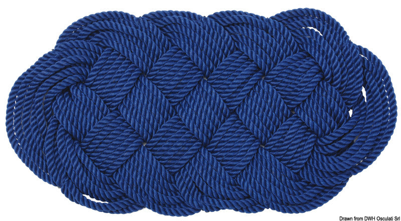 Nylon fop rope blue 60 x 32 cm - foto originale Osculati Srl