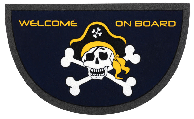 Format antiskid semi-circ. doormat 40x68 cm Pirate - foto originale Osculati Srl
